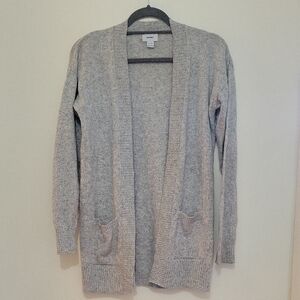 Women's Gray Sweater Cardigan